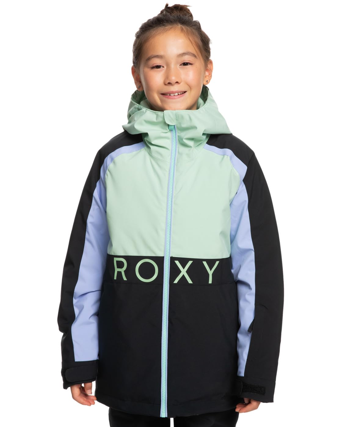 Roxy Snowmist - funkcjonalna kurtka śnieżna dla dziewczynek 4-16 ERGTJ03159., czarny (True Black), 8 Lata