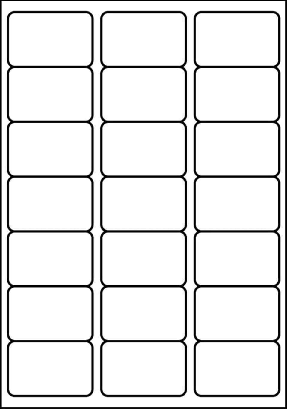 SmithPackaging A4 Self Adhesive Address Labels, 21 Labels Per Sheet, 20 Sheets, 63.5 x 38.1mm, 420 Labels