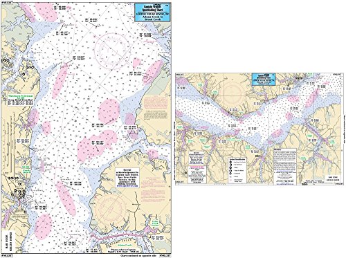 Captain Segull Inshore Lower Neuse River, NC Fishing Nautical Chart