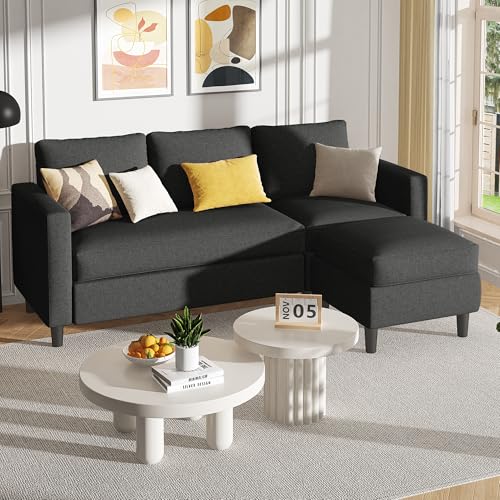Image of Shintenchi Convertible Sofa Bed, Folding Futon Couch with Adjustable Backrest, Sleeper Recliner Loveseat, Modern Futon Couch, Sofa Cama, Couches for Living Room,Red