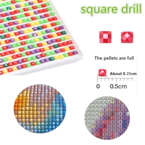 DIY danse broderie diamant kit complet grand format 50x70cm