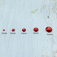 Vista 2 de 5000 diamantes de imitación redondos de resina de 0.157 pulgadas para manualidades, diamantes de imitación brillantes con purpurina para botellas