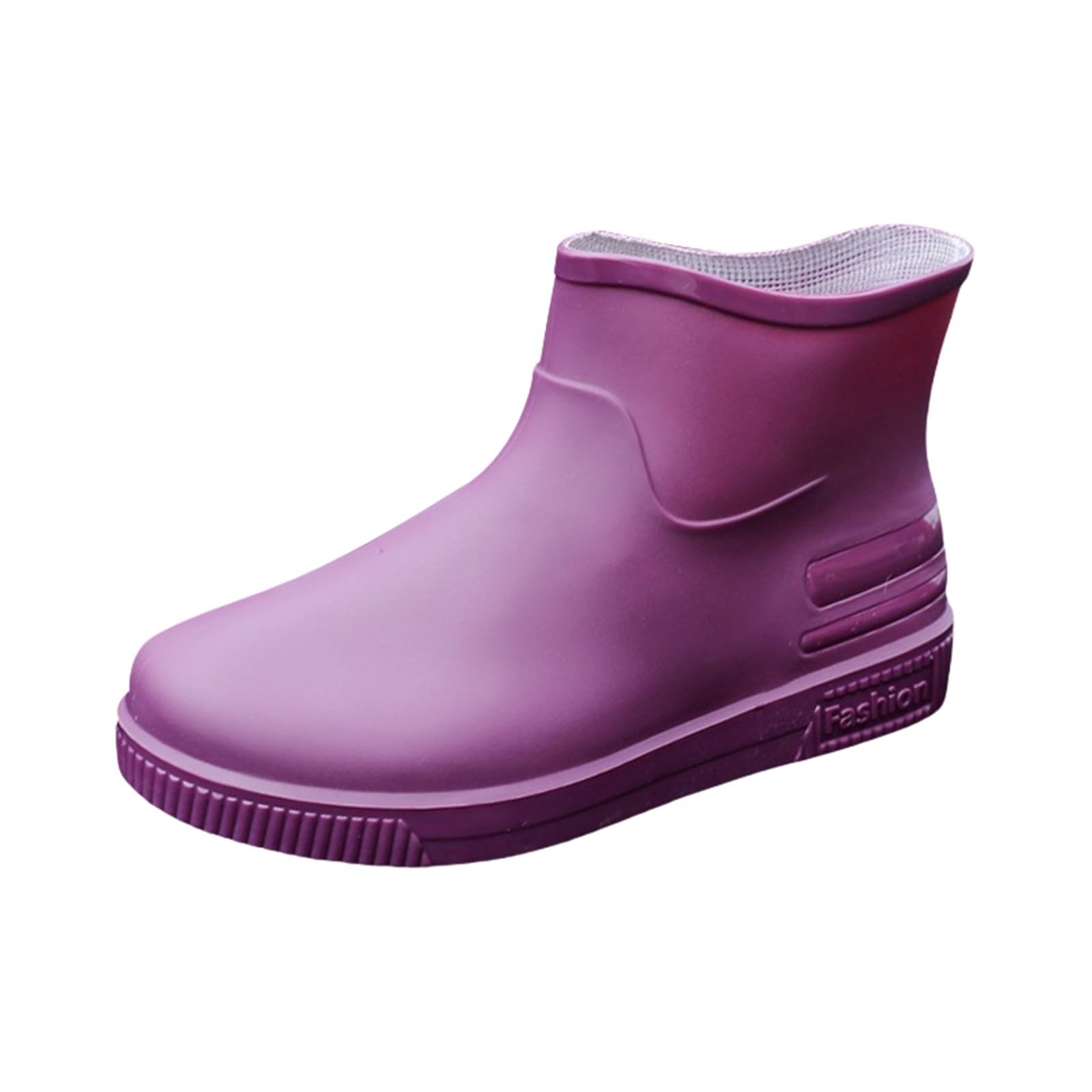 Botas de goma para mujer, botas de lluvia cortas, botines de goma, impermeables, botas de lluvia, antideslizantes, botas de jardín, botines de tobillo, botas de lluvia, botas de lluvia, nieve al aire