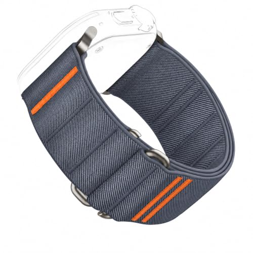 Image of Suitisbest Straps Compatible for Apple Watch Ultra 3 Strap 49 /46 /45 /44 /42 /41 /40 /38mm, Stretchy Nylon Sport Loop Strap with S-Hook for Apple Watch Ultra 3 /2 /1 SE3 Series 11 10 9 8 7 6 5 4【Band only】