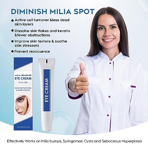 Milia Remover Eye Cream, Milia Spot Treatment Helps