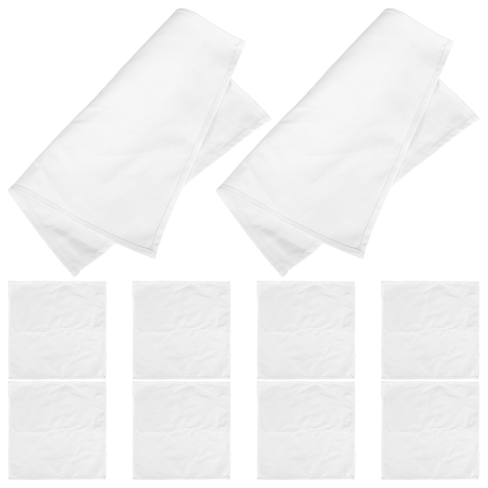 PRETYZOOM 20 Piezas Servilletas de Algodón Absorbentes Reutilizables para y Cocina Paño de para Mesa Toallas de Mano para Bebidas
