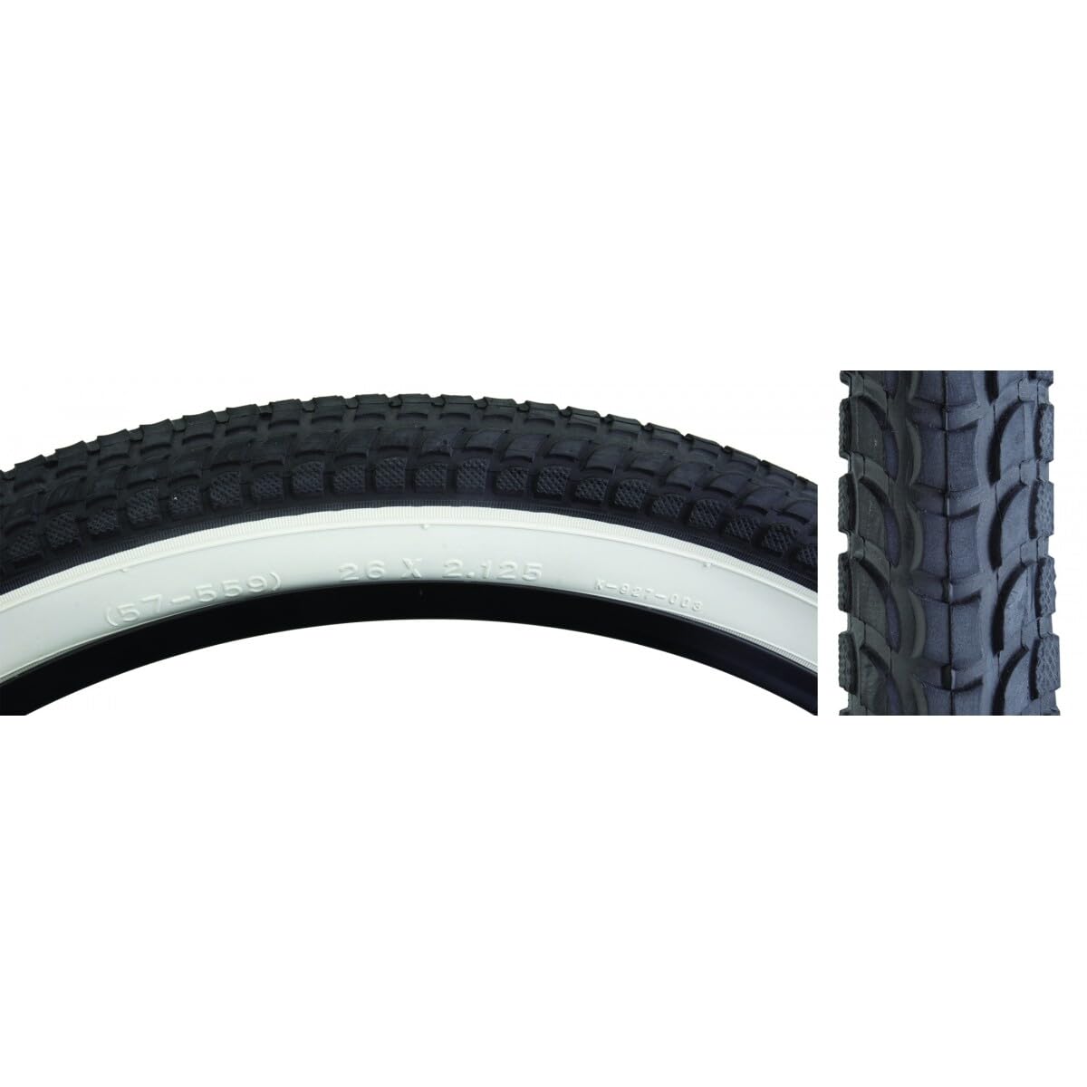 - Sunlite Cruiser 927 White Wall Tire 26" x 2.125"