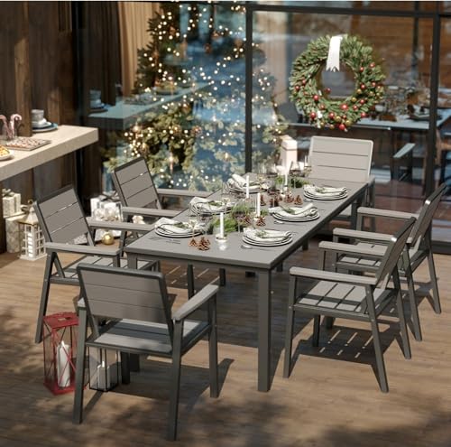 Patio Kingdom Outdoor Dining Set for 6, Patio...