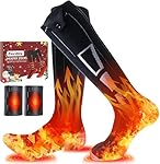 Calcetines Calefactables y Calentador de Manos 2 e...: 【2 en 1: Calcetines Calefactables y Calentador Manos】El set de calcetine calefactable y calentador de manos recargable Ferdiiz revoluciona tu experiencia de calentamiento: usa las baterías solas como calientamanos recargables, o conéctalas a los calc...