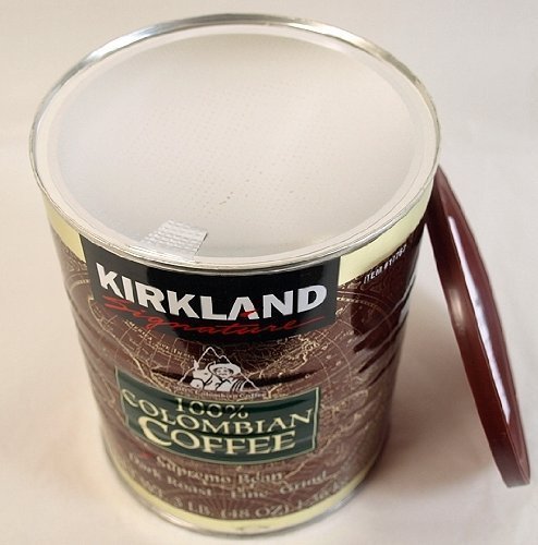 Kirkland 100% Colombian coffee Konakan regular coffee depth roasted fine grind 1.36kgX2 cans