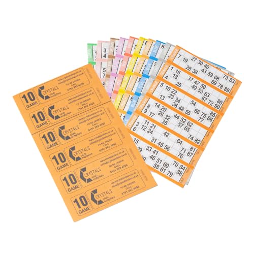 CRYSTALS 300 bingo books bingo (10 page game)