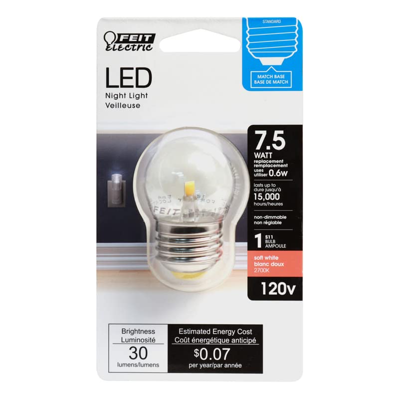 Feit Electric LED S11 E26 SW 7.5W
