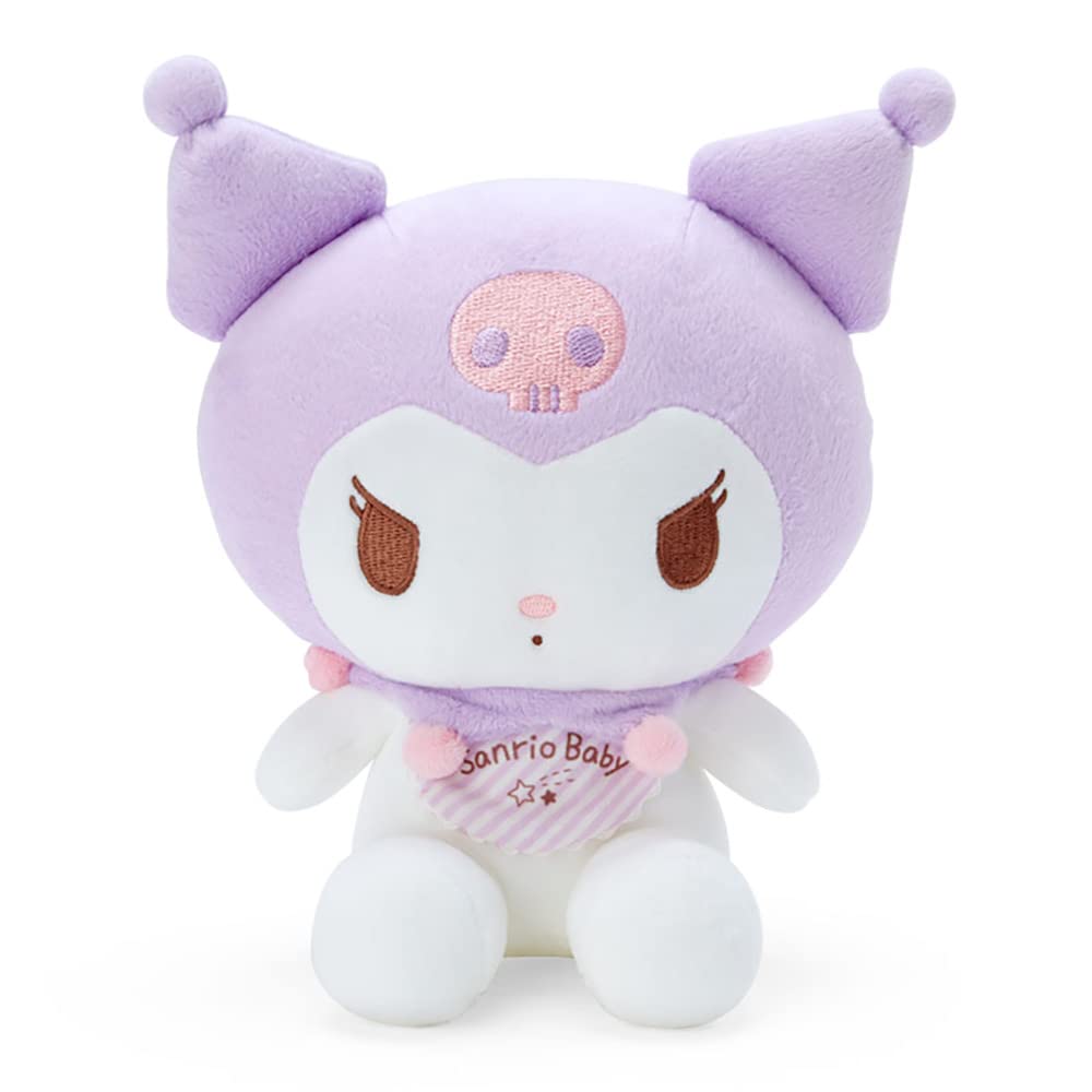 Sanrio Baby Kuromi Washable Plush Toy 8.1in Polyester Baby Safe Japan