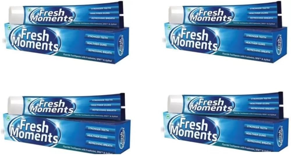 Amrit Healthcare Fresh Moments Toothpaste (pack of 4) for bleeding gums & sensitivity problems (B0CMNTPH1G) Amazon Price History, Amazon Price Tracker