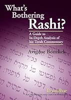 What's Bothering Rashi?: A Guide to In-Depth Analysis of His Torah Commentary 0873068491 Book Cover