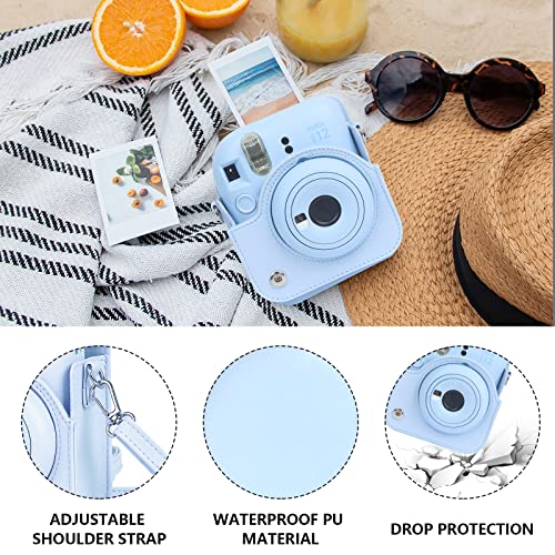 Funda para cámara Fujifilm Instax Mini 12 Azul Pastel miniatura 3