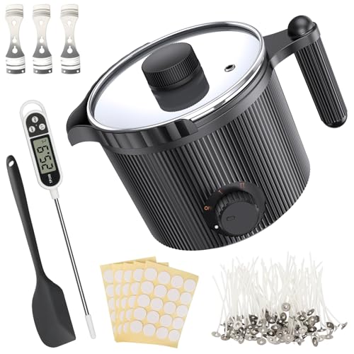 venpow Wachsschmelztopf, kerzen selber machen set für erwachsene Anfänger, für die...