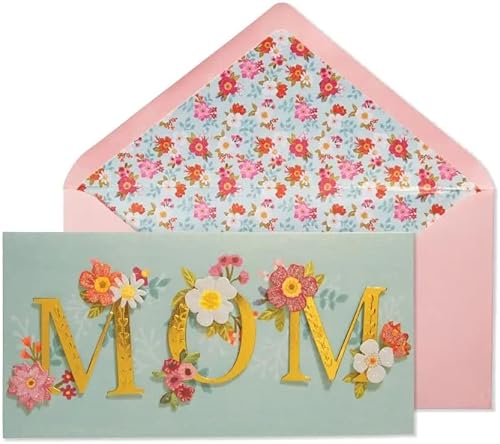 Miniatura 8 de NIQUEA.D Tarjeta del día de la madre, orquídea bordada, incluye un sobre único de sentimiento y coordinación (NMD-0001)