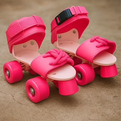 Toy Imagine Adjustable Inline Roller Skates for Kids Girls Age 4–12 | Beginner-Friendly Skating...