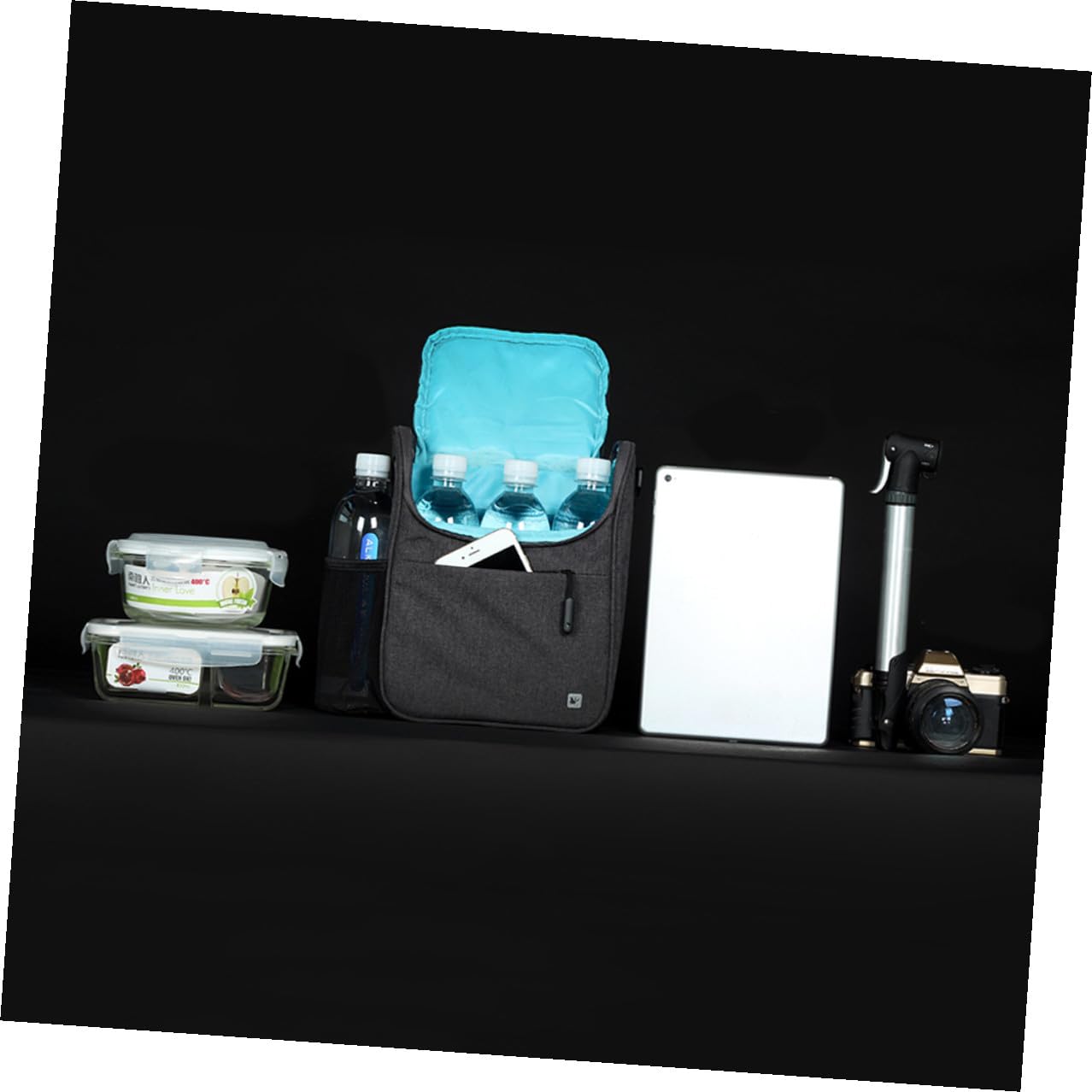 Mikinona Borsa da Manubrio per Bici Multifunzionale con Chiusura Scatto Accessorio Professionale per Ciclismo per Bici da Corsa e Gravel Capacità Ampia per Smartphone e Portafoglio Facile