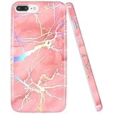 Appmax® IPhone 6 6S Flowing Liquid Case Swimming Magic Maze Transparent Hard 3d Liquid Case Cover Shell for Iphone 6 & Iphone 6s [4.7 Inch] (Rose Maze)
