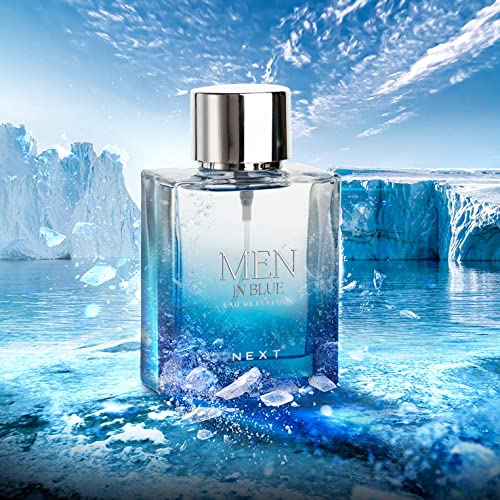 Image of NEXT CARE MEN IN BLUE Long Lasting Eau de Perfume for Men | Luxury Fragrance Combo Pack of -100ml+20ml