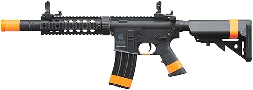 Rifle de Airsoft Lancer Tactical Gen 2 compatible con California SD M4 GEN 2 polímero, rifle eléctrico completosemiautomático de Airsoft AEG con