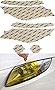 Lamin-x Custom Fit Yellow Headlight Covers for BMW M6 (06-10)