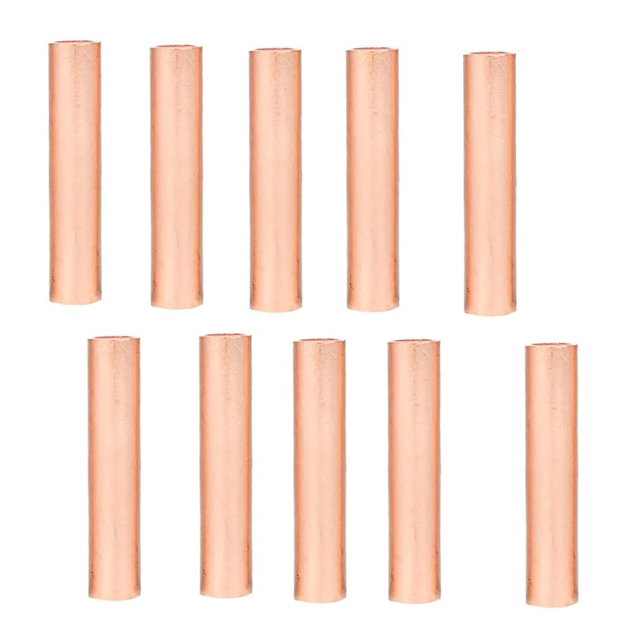 8 Tubi Di Rame Cavi TIANLIN - 50x8mm, Diametro Interno 5mm, Per Collegamenti Elettrici E Idraulici