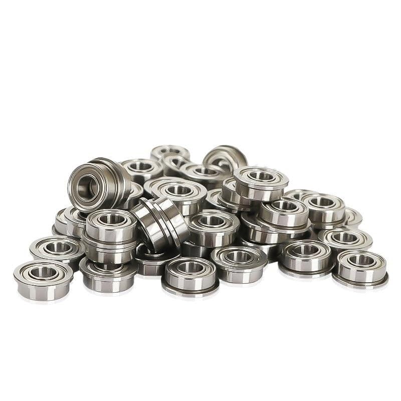 Rodamientos Sellados, 10 Uds F682ZZ F683ZZ F684ZZ F685ZZ F686ZZ F687ZZ F688ZZ F689ZZ rodamiento de bolas con brida rodamientos bridas blindadas Metal pared delgada