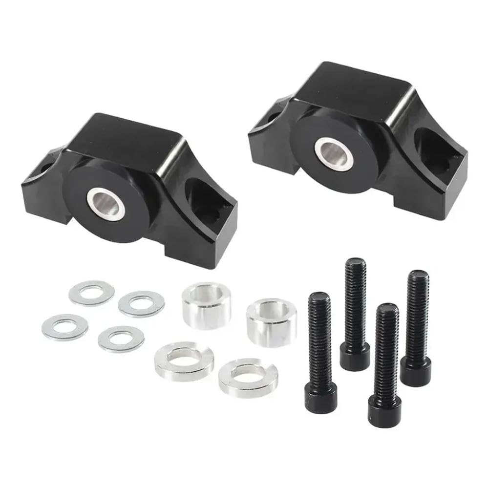 Hzrkpkbue Black Torque Mount Kit Compatible With 1992–2000 Civic Eg Ek D15 D16 B16 B18 B20 Engine(Black)
