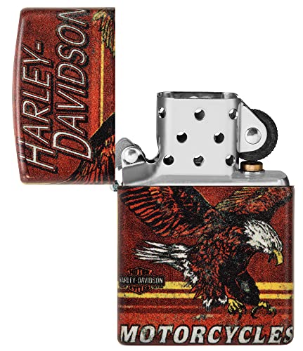 Zippo Harley-Davidson Eagle 540 Color Pocket Lighter miniatura 6