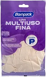 Luva Bompack Multiuso Fina P C/10