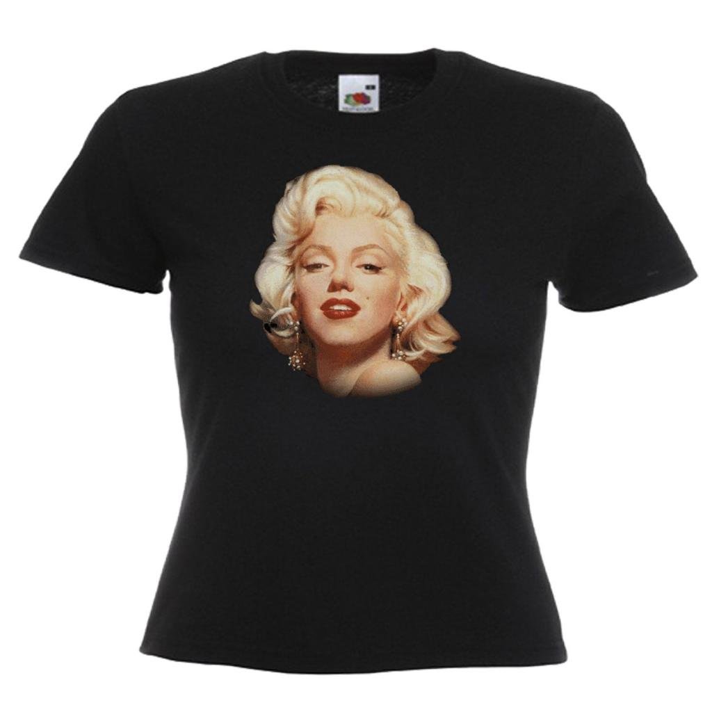 Marilyn Monroe Womens Lady Fit T Shirt XL Black