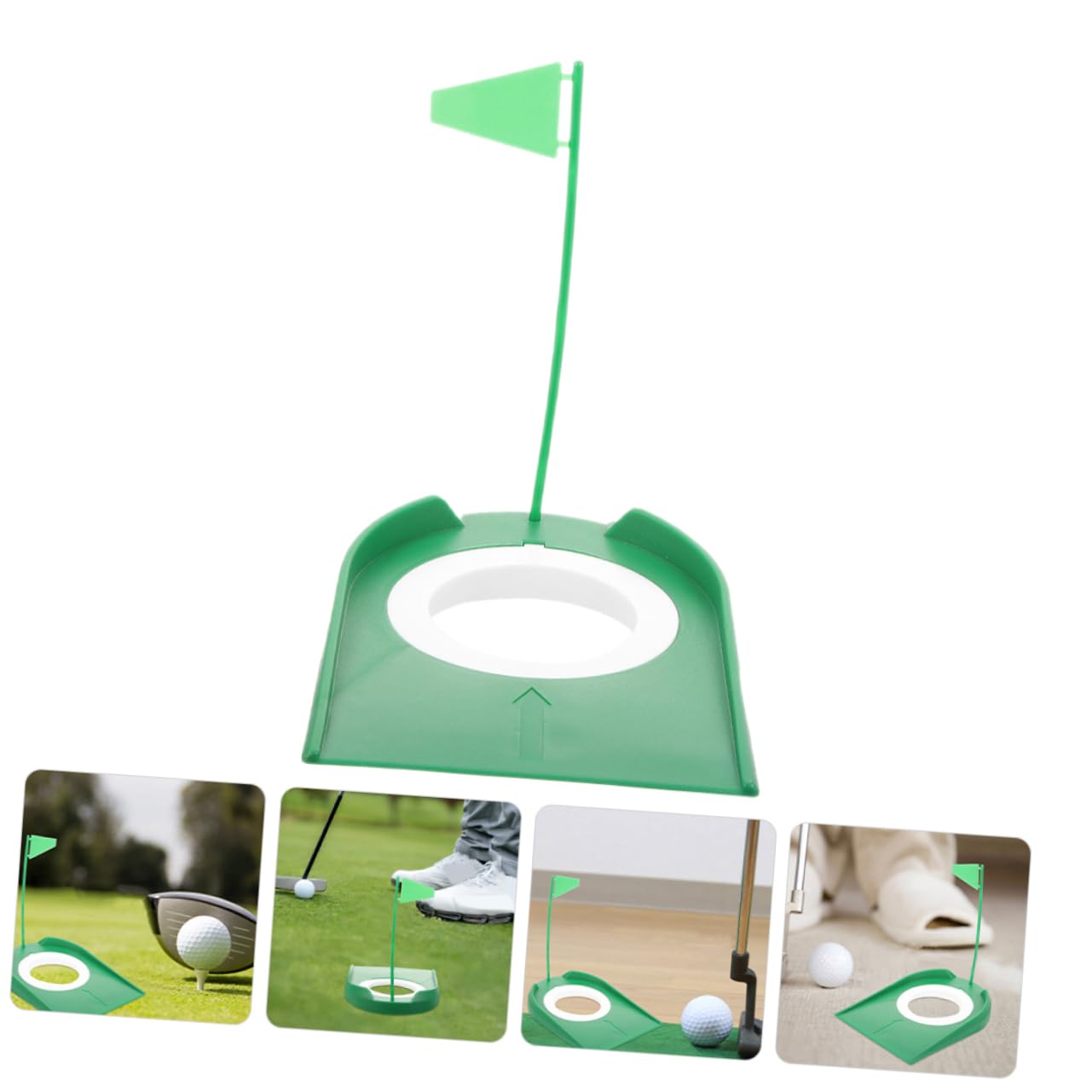 Toddmomy Golf Putting Cup Tool 5pcs Golf Hole Cups Compact Practice Aid Abs Plastic