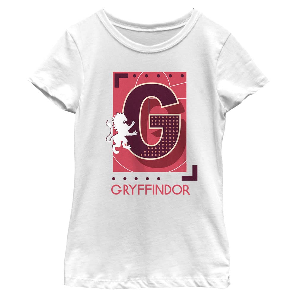 HARRY POTTER Camiseta Rosa Gryffindor Camiseta para Niñas