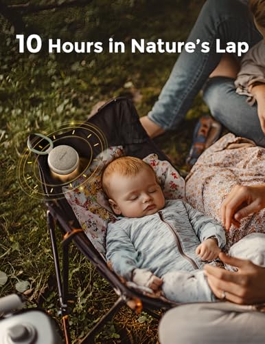 Image of Momcozy Portable Sound Machine with Night Light, White Noise Sound Machine for Baby, 20 Soothing Sounds, Sound Therapy, Long-Lasting Power, Timer, Clips on Stroller, Baby Shower Gifts