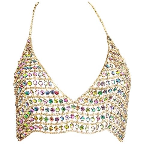 JMOBEU Women's Gold Body Chain Jewelry Cover