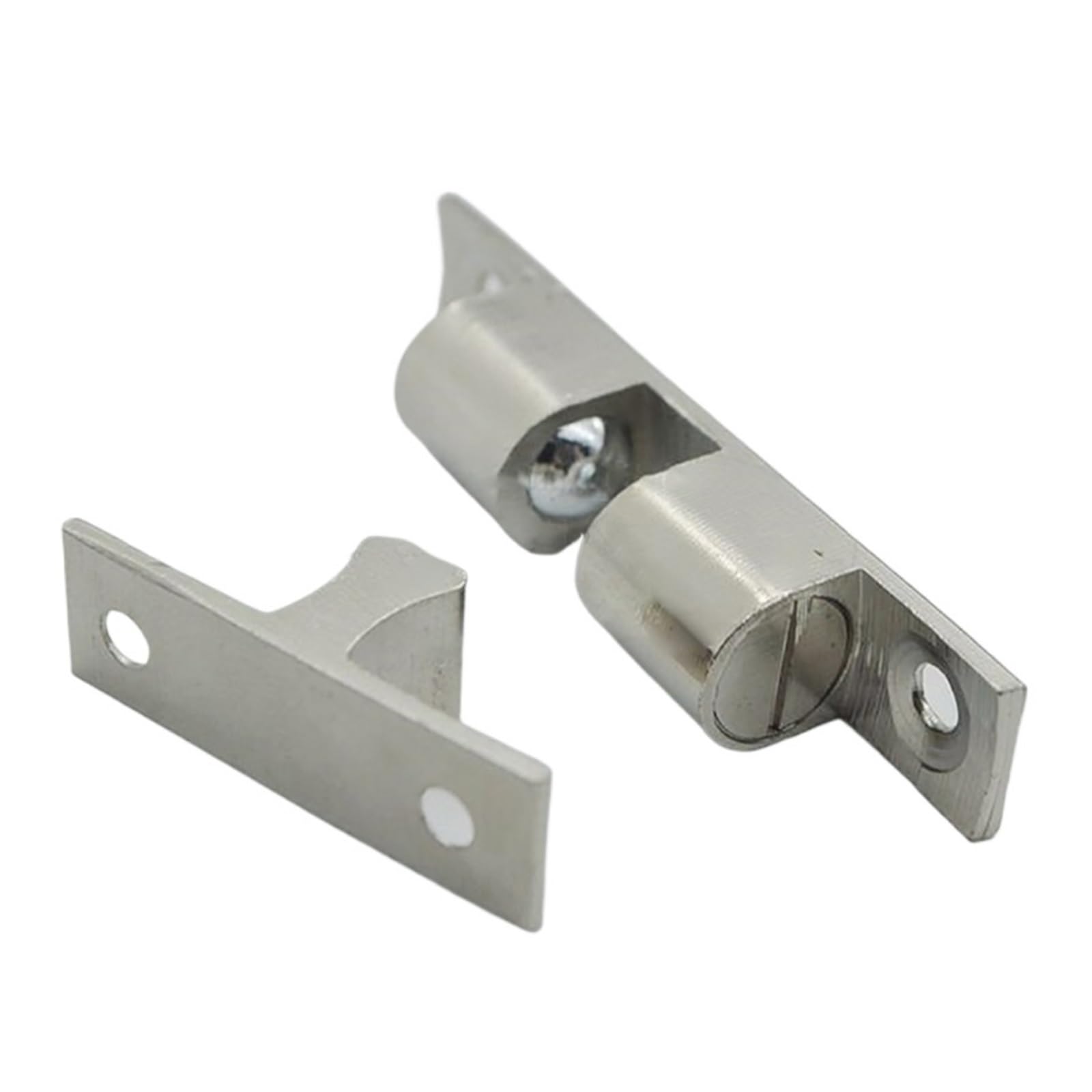 Huwoyg One Color 10Pcs 60Mm Length Pure Copper Double Spring Steel Ball Catch Latch For Furniture Cupboard Cabinet Door Adjustable Closet Tension For Cabinet Closet