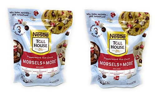 Nestle Toll House Peppermint Hot Cocoa Morsels & More Mix - 8oz (2 bags)