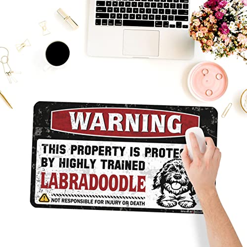 Tapis de souris amusant Labradoodle, idée cadeau originale - 2