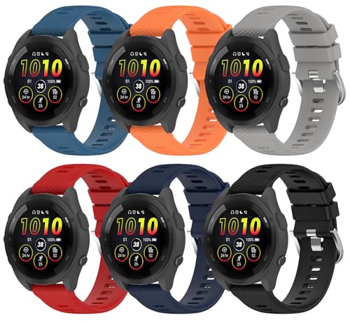 Correas de silicona compatibles con Garmin Forerunner 165