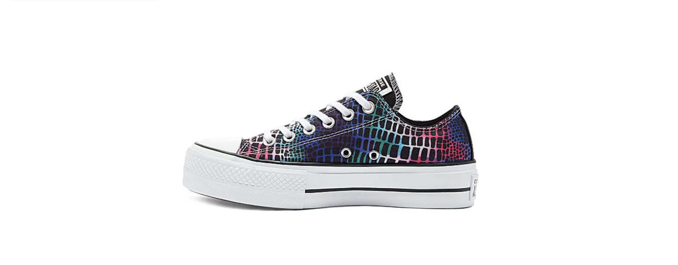 Converse Chuck Taylor All Star Lift Clean Ox Core Canvas Trampki Kobiety Czarny Trampki Niskie Shoes