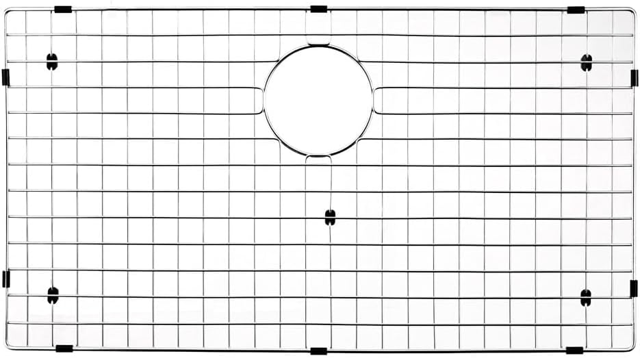 Houzer BG-3700 - Stainless Steel Wirecraft Bottom Sink Grid for Houzer Sink Models BLS-3322,Durable Sink Protector Rack for Dishes, Utensils, and Kitchen Accessories