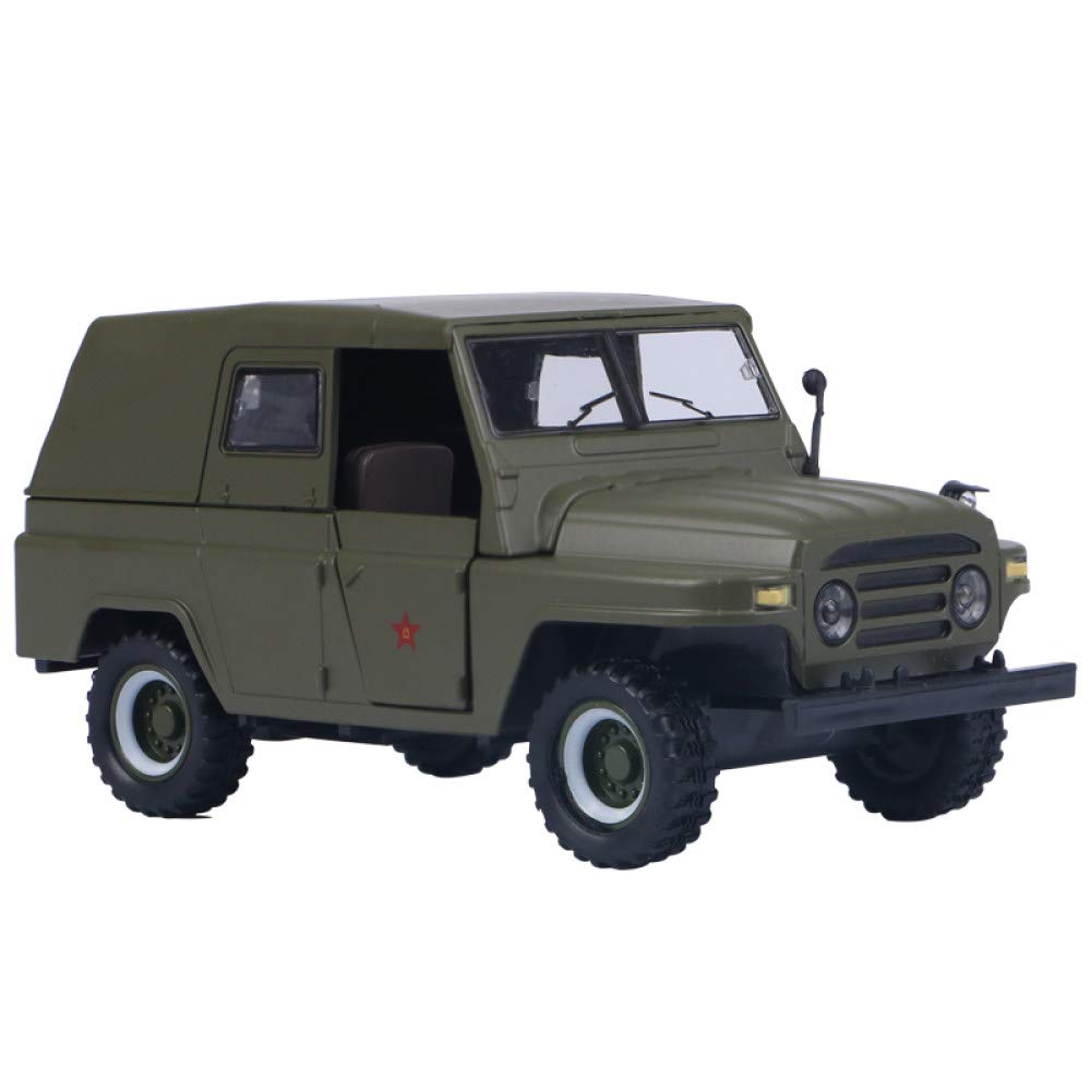 Statue Jeep en alliage petit artisanat decoration de bureau et etagere