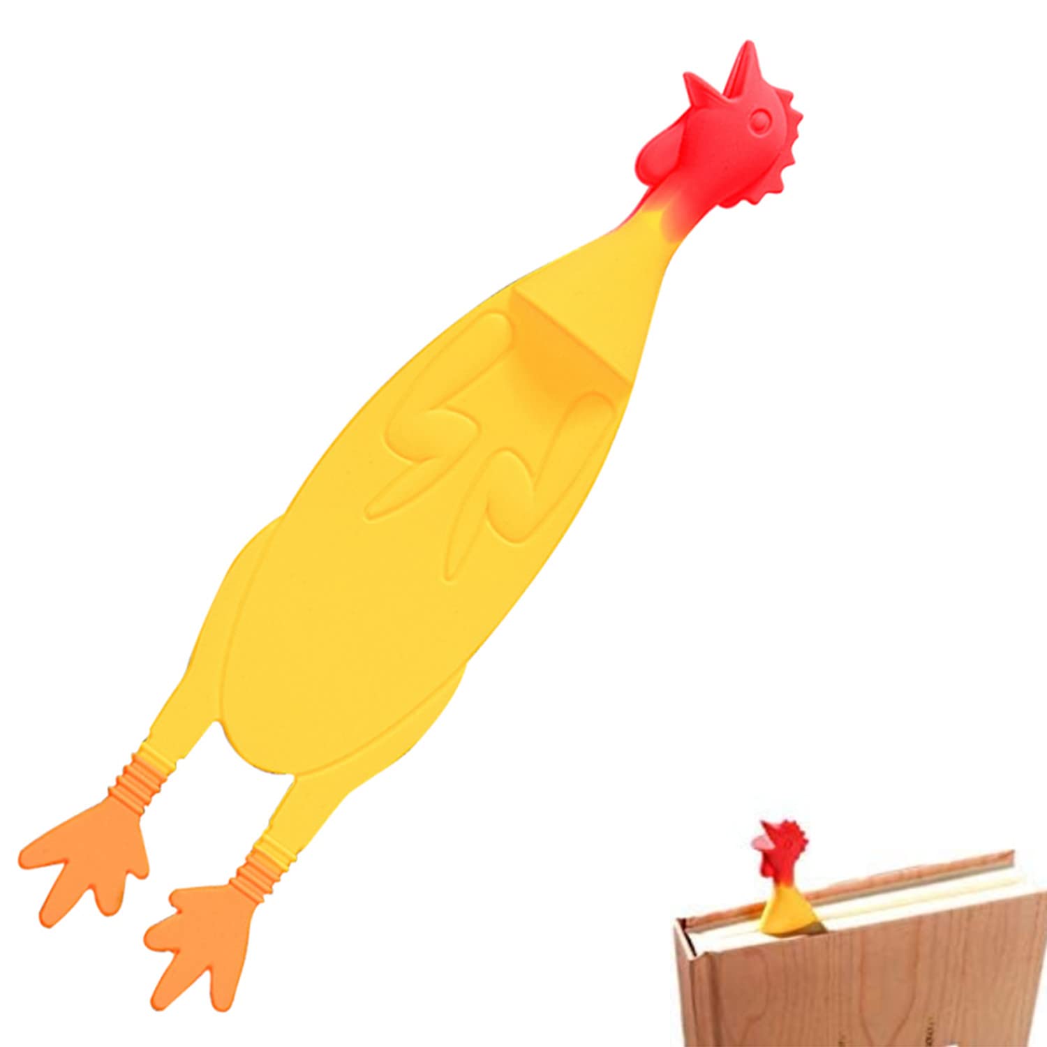 1pc Animal Bookmark Creative Funny Chicken Book Marks Page Marker Page Dividers Book Tags Gifts School Office Supplies
