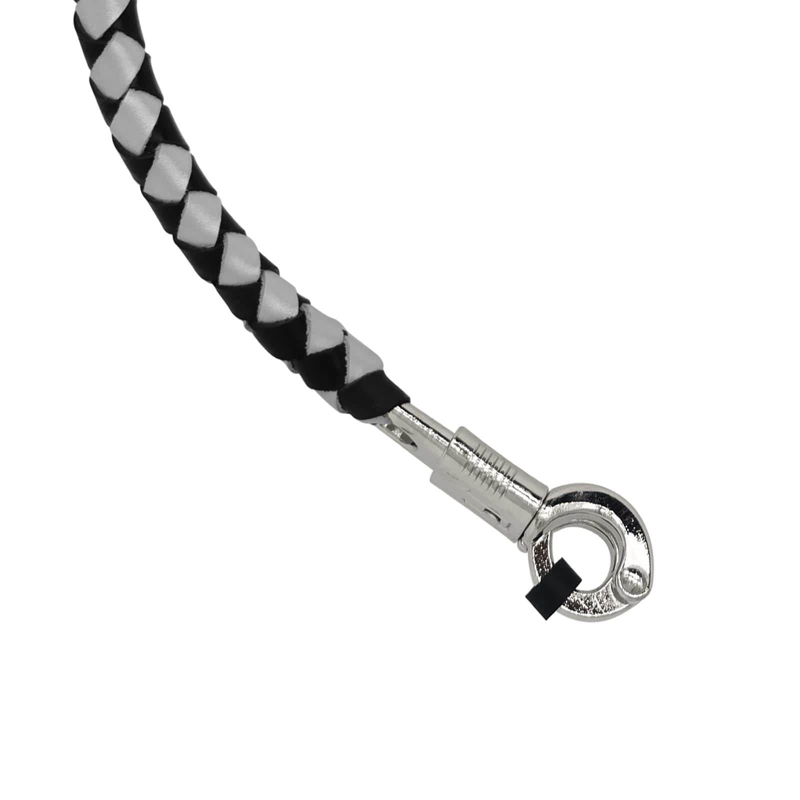 GARGOYLE BELLS Biker Whip 42" Motorcycle Get Back Whip, Handlebar Accessories for motorbike, Genuine Leather Whips for Motorcycles