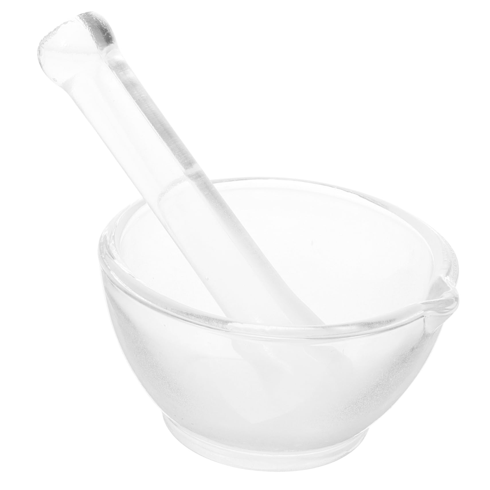 BUTIFULSIC 1 Set Grinding Bowl for Laboratory Grinding Tools Mini Manual Pounding Mixing Bowl Rod Medicine Mixer Kitchen and Pestle Seasoning Mill Mixer and Bowl Blenders Glass