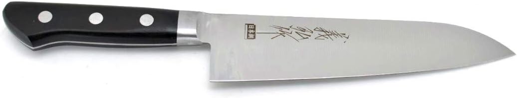 Yoshihiro Hi-Carbon Japan Steel(SK-4), HGA Series Japanese Santoku(Multi Purpose Knife) 180 mm/7.1"