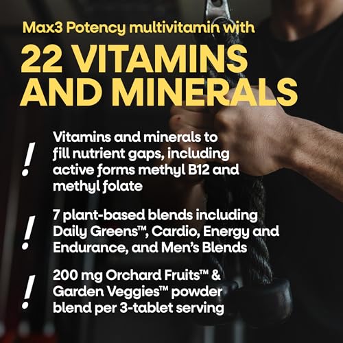 Nature's Way Alive! Men’s Max3 Potency Daily Multivitamin, 90 Tablets | High Potency Multivitamin for Men with B-Vitamins for Cellular Energy*, Supports Heart, Muscle and Eye Health* - image 4